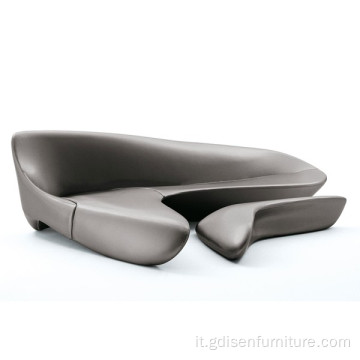 Divano modulare moderno moderno di divano a mezzaluna a mezzaluna